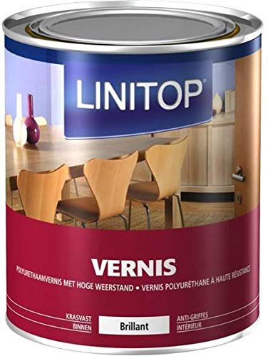 LINITOP barniz, claro interior poliuretano de alta resistencia en LINITOP - 0.75 Litre, Brillant