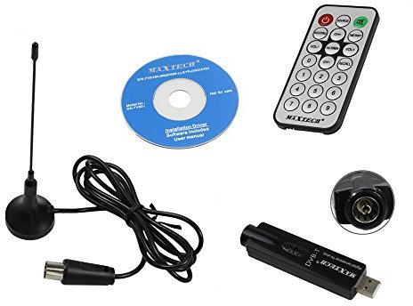 Vetrineinrete® Decoder digitale terrestre usb 2.0 per pc e notebook con telecomando ricevitore e registratore dvb-t con antenna la tua tv sul pc B4