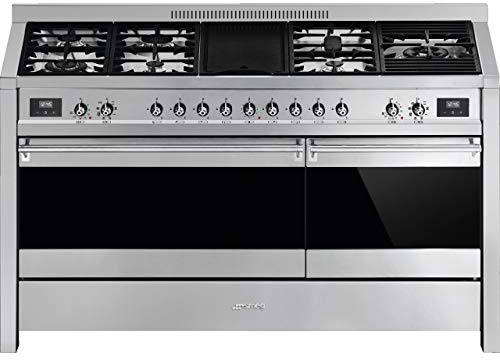Cocina Smeg A5-81 150x60CM 2 Hornos 7 Zonas de Cocción