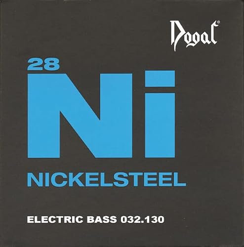 Dogal® »RW1606032 6-STRING ELECTRIC BASS SET NICKELSTEEL« Saiten für 6-Sait. E-Bass - Nickel Plated Steel Roundwound - Hex Core - 032/130