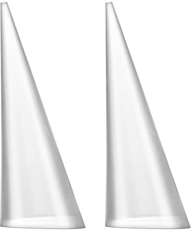 2 Stücke Acryl Ringhalter Ring Holder Ausstellungsstück Schmuckständer Ehering Display konischer Stützhalter Schmuck Ringe Ringhalter aus Acryl Einzelne Fingerringe für Eheringe