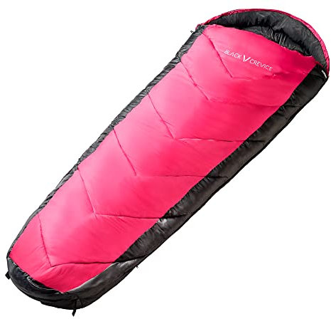 Black Crevice Kinder-Schlafsack, pink