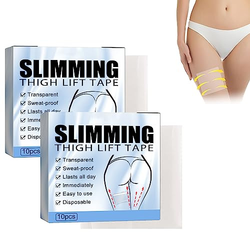 Patch Anticellulite e Serraggio della Coscia, Appiccicoso e Utile Nastro di Sollevamento Della Coscia per Rendere, Patch di Serraggio anti Cellulite, Cerotto Rassodante per Gambe(10 Pezzi )