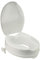 Stock-Fachmann® Rehausseur de siège de toilette Smart In 5 cm, 10 ou 15 cm, avec couvercle ou sans couvercle, pour personnes âgées, couleur : blanc, charge maximale : 200 kg