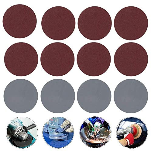 100Pcs Disque de Ponçage 75mm Disques de Ponçage pour Perceuse Grain 80 100 180 240 600 800 1000 1200 2000 3000 Disque Abrasif 75mm pour Meulage Fraisage Gravure (75mm)