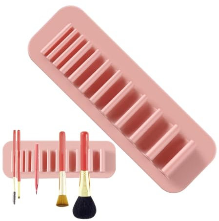 Organizer für Make-up-Pinsel, Halterung zum Trocknen von Pinseln – Kosmetikpinselhalter aus Silikon für Wäschetrockner, multifunktionaler Aufbewahrungsbehälter, Make-up-Utensilienhalter für Bürsten