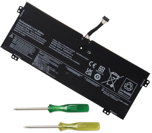 WoskjXas L16L4PB1 L16C4PB1 L16M4PB1 Laptop Battery Compatible with Lenovo Yoga 730-13IWL ideapad Yoga 720-13IKB 730-13IKB Notebook 5B10M52738 5B10M52739 5B10M52740 5B10Q38237 [48Wh/7.68V]