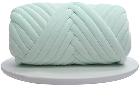 Namzi Hilo grueso de 250 g para tejer cobija de ganchillo, suave de algodón extra lavable, hilo gigante voluminoso para tejer, manualidades, ganchillo, bricolaje, sofá, cama, cama, almohada, cama para