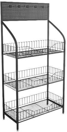 WWERTYY Présentoir de supermarché, Chariot de Rangement de Bonbons pour fête à Domicile, présentoir de Bonbons Professionnel au détail, Organisateur pour Cuisine et fête, présentoir de Con