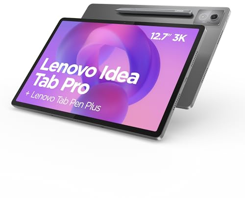 Lenovo Idea Tab Pro Android Tablet | 12.7 inch Full HD Display | MediaTek Dimensity 8300 | 256GB | Wi-Fi 6 | 8GB RAM | Luna Grey + Pen