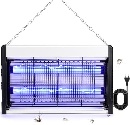 Lampe Anti Moustique 3000V, Tue Mouche Eléctrique，Piège à Mouches électrique d'intérieur pour la Maison, Les Restaurants, la Cuisine