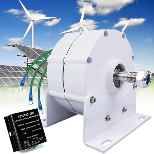 Permanentmagnet Generator Windrad, 450 RPM Dreiphasen-Generator, Gearless AC Alternator Für Vertikale Oder Horizontale Windturbine Wind(10000W,24V)