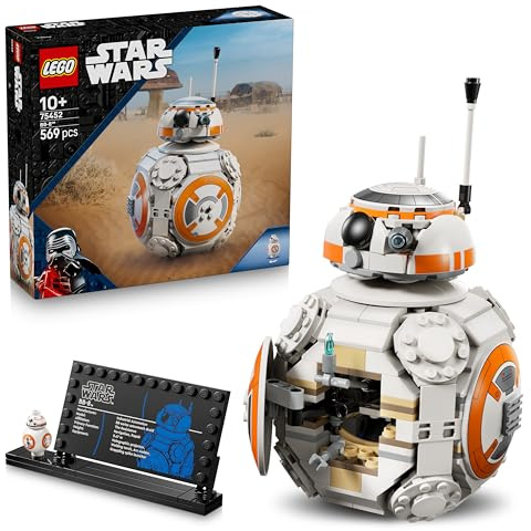 LEGO Star Wars 75452 Der Astromech-Droide BB-8 - Sammelbares Spielzeug zum Spielen und Ausstellen - DIY Deko - Geschenk für Kinder, Jungen, Mädchen und alle Fans ab 10 Jahren