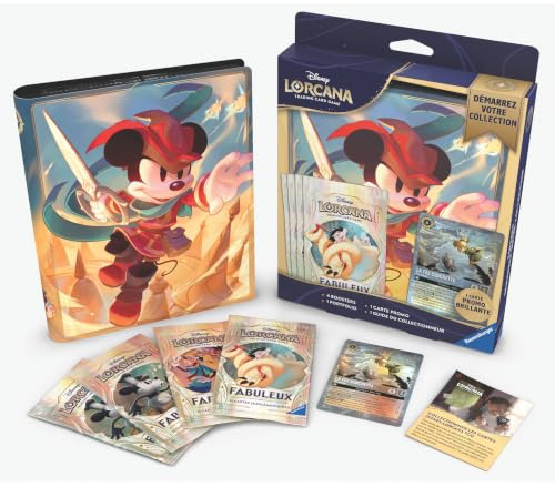 Ravensburger - Disney Lorcana TCG - Jeu de Cartes à Collectionner JCC - 48 Cartes Disney Lorcana - Coffret Démarrez Votre Collection - Dès 8 Ans - Version Française