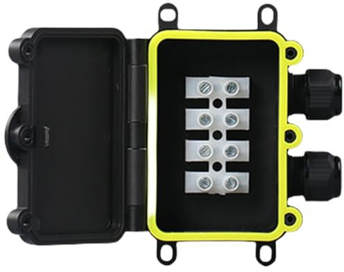 Underground Electrical Junction Box with Terminals Cable Connector Outdoor Waterproof Junction Box Underground Plug Line Cable Connector