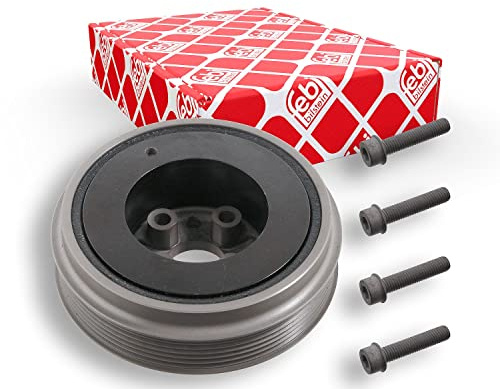 febi bilstein 33555 Riemenscheibe (entkoppelt) für Kurbelwelle, mit | Kompatibel mit: AUDI A3, SEAT CORDOBA, CORDOBA Vario, IBIZA II, LEON, TOLEDO II, SKODA OCTAVIA I, OCTAVIA I Combi, VW BORA I