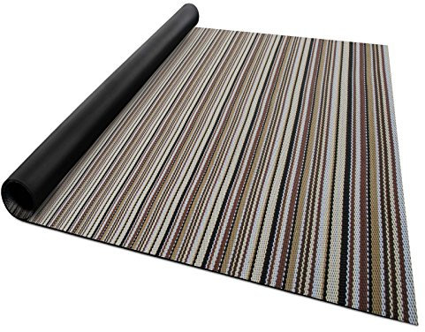 casa pura® Indoor- und Outdoor-Bodenbelag Asti | kunstvoll gewebter Terrassenteppich | als Outdoor Teppich Meterware oder Läufer für innen | 40 Größen (180x300cm)