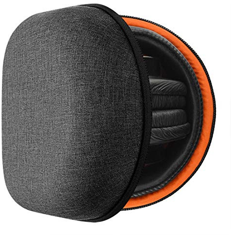 Geekria Shield Case Compatible with Sony MDR-V6, MDR-V900HD, MDR-7506, MDR-V500, MDR-XB800, Protective Hard Shell Travel Carrying Bag (Dark Grey)