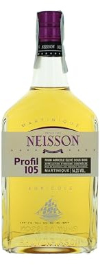 NEISSON - Profil 105 - Rhum Agricole - Origine : Martinique - Alcool 54,2% - Notes de Café & Canelle - 70cl
