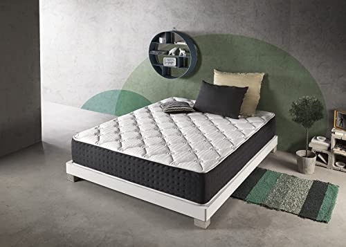 Simpur Relax Bio Green Viskoelastische Matratze 200x200 cm, 30 cm Höhe, 11 Komfortzonen, Tencel-Bezug, Grün