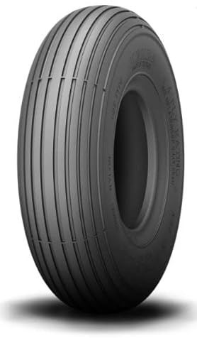 BITS4REASONS Multi Rib SE 4.00-4 4PR TR87 Ensemble chambre à air et pneu pour brouette, gazon, jardin, terrain et scooter, jante de 10,2 cm