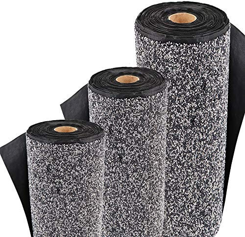 Aquagart Premium Pond Stone Liner 2 m x 0.4 m Grey I Stone Liner Pond Film for Stream Garden Pond Accessories I Epdm Film Stone Mat Pond Edge Pond Accessories I Gravel Film