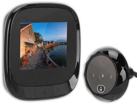 Vision Doorbell, Smart Cat Eye Doorbell 2.4in TFT HD Electronic Digital Camera Cat Eye Doorbell Digital Door Peephole Viewer Night Vision Video Doorbell Camera for Home Security