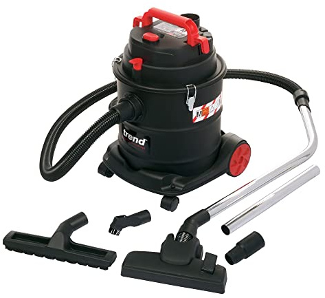 Trend aspirateur de chantier M-Class T32, 800 W, 20 L, câble 5 m | Aspire poussière et saletés sur chantier, cuve 20 L et câble 5 m, T32/EURO