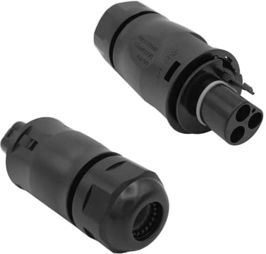 Betteri BC01 Buchse Male AC-Netzstecker/Geeignet für Leitung mit einem Durchmesser von 10-14mm / Betteri Stecker / IP68 (1 Stück)