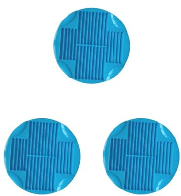 Adoorniequea Silikonform mit runden Streifen, Fingerform, Eisform, Werkzeug, DIY, Süßigkeiten, Gebäck, Zubehör, Selbstmontage, Ornamente, Blau, 3 Stück