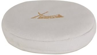 Coussin sarrasin XDrum 14 cm - En lin - Rempli de sarrasin - Diamètre : 14 cm (5,5) - Peut être utilisé pour préchauffer les bols chantants - Transmet presque entièrement les vibrations