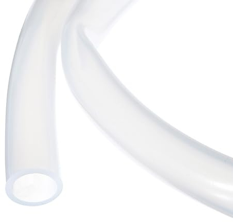 Rebower 3.3ft Silicone Tubing 20mm ID 26mm OD Clear Industrial Plastic Tubing Pure Silicone Hoses for Pump Siphoning Draining Irrigation Brewing, 1