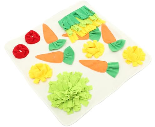 BESPORTBLE Snuffle Mat Für Haustiere Hasen-schnüffelmatte Futter Versteckkissen Haustiermatte Hamstermatte Meerschweinchenmatte Hamsterspielzeug rutschfeste Unterlage Maschinenwaschbar