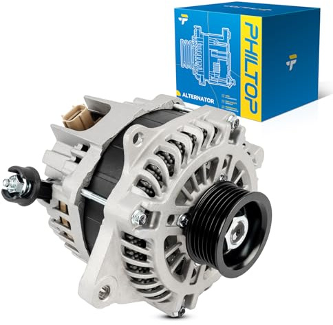 PHILTOP Alternator Compatible with Taurus 2010-2012 3.5L, MKX 2011-2013, Explorer 2011 All Model/2012 3.5L, Flex 09-10, Taurus X 08-09, MKS 10-12 3.7L Replace 11271N 12V 175Amp CW S6 6-Groove Pulley