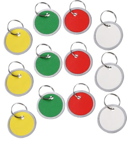 VILLCASE 50stücke Gepäckanhänger Und Schlüsselkennzeichnungen Praktische Label Tags Tragbar Und Für Koffer Schlüssel Und Gepäckzubehör