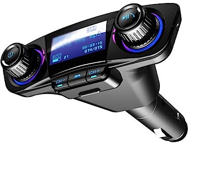 ULTECHNOVO Fahrzeugmontierter Mit -anzeige Dual-USB-Ladung Multifunktions-freisprech-Player Für Auto Schwarz