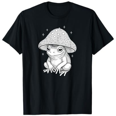Rana con Sombrero de Seta - Arte Cottagecore Encantado Camiseta