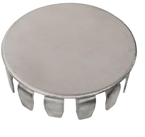 Kitchen Sink Tap Hole Cover Plate for Unused Faucet Holes, Matt Brushed Stainless Steel Blanking Disk, 0.2 to 0.6 Inch Compatible