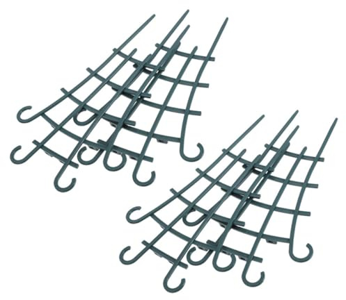 NOLITOY Ensemble de 4 Treillis de Support pour Plantes en Pot en Plastique Supports pour Plantes Grimpantes Réutilisables Tuteurs pour Jardin Intérieur et Balcon Accessoire Jardinage