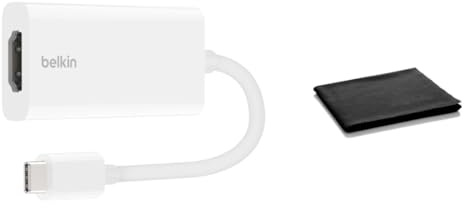 Belkin Adaptateur USB-C vers HDMI, 4K 60Hz Dolby Vision HDR, convertisseur USB Type-C vers HDMI pour MacBook, iPad Pro, ordinateurs portables USB-C vers TV/moniteur, HDCP 2.2, adaptateur AV compact