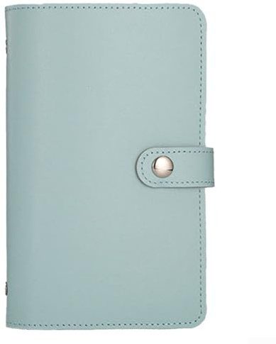 Money clip cash savings book for organizing and securely holding cash, designed with a portable and sturdy structure (Blue)