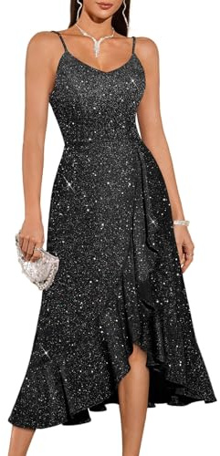 DRESSTELLS Women's Cocktail Dresses, Formal Wedding Guest Prom Evening Party High Low Dress