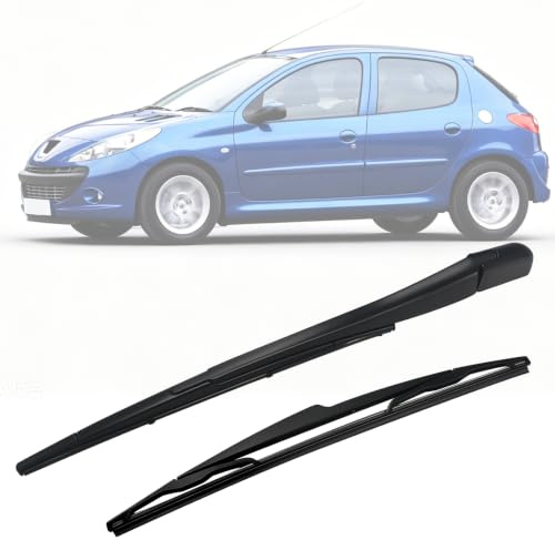Heckscheibenwischerarm für Peugeot 106 206 206+ 1995-2013 | Heckwischerarm, Heckwischerblatt und Heckscheibenwischer, Für Peugeot 106 1995-2005, 206 1998-2009, 206+ 2009-2013.