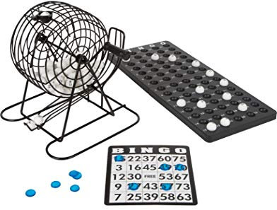 small foot Bingo, Bingotrommel mit Zubehör, für bis zu 5 Spieler, Gesellschaftsspiel für die ganze Familie, 2854, 20 cm