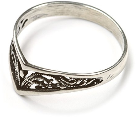 Drachensilber Eleganter Ring 925 Silber zierlicher Damen Kinderring feiner Schmuck Elfen-Design Silberschmuck filigraner schöner Silberring zeitlos