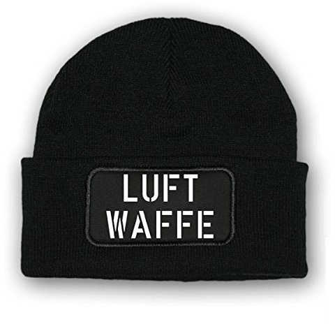 Copytec * Mütze/Beenie -Mütze Luftwaffe_Luftwaffe Flugzeug Jet Piloten Deutschland Bundeswehr Bund Kopfbedeckung Winter Fell Uniform Logo Militär #7030