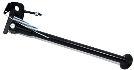 Seitenständer, hi. f. Steckachse, schwarz, S51, S70 | Länge 280 mm, inklusive Feder, MZA Nr. 10036, Simson Nr. Z094-004 kompatibel mit Simson KR51/2