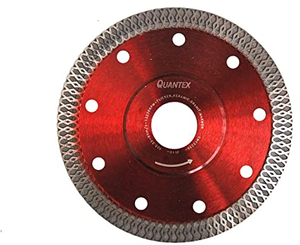2 Stück Diamant Trennscheibe extra dünn Durchmesser 115 mm für extra harte Fliesen Steinzeug Naturstein Winkelschleifer