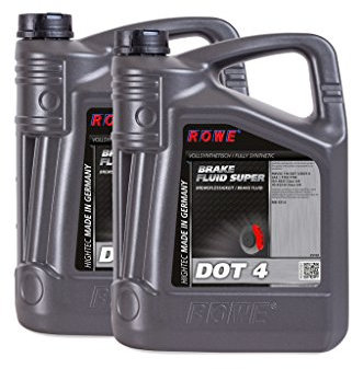 ROWE HIGHTEC BRAKE FLUID SUPER DOT 4, 10 Liter (2x5L), 25102