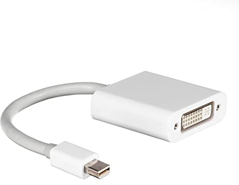 PremiumCord mini DisplayPort-kontakt på DVI-adapter, video FULL HD 1080p 60Hz, mini DisplayPort-kontakt till DVI-uttag, kabellängd: 17 cm